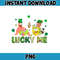Lucky Me Png, Happy Patrick Patty Day Png, St Patrick's Day Png, Cartoon Characters, Saint Patrick's Day Png.jpg