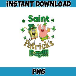 Sain Patricks Day Png , Happy Patrick Patty Day Png, St Patrick's Day Png, Cartoon Characters, Saint Patrick's Day Png