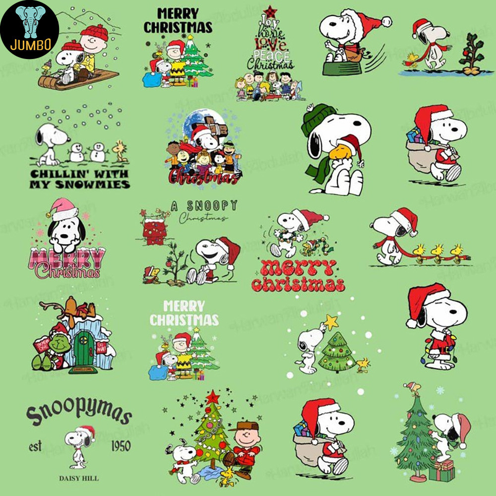 Snoopy Christmas Png Svg Bundle 2