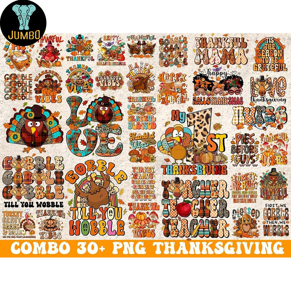 Thanksgiving Png Bundle 0