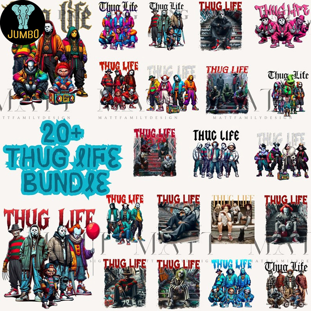 Thug Life Horror Movie Png Bundle 0
