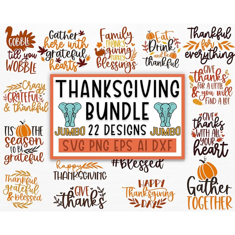Thanksgiving Svg Bundle 0