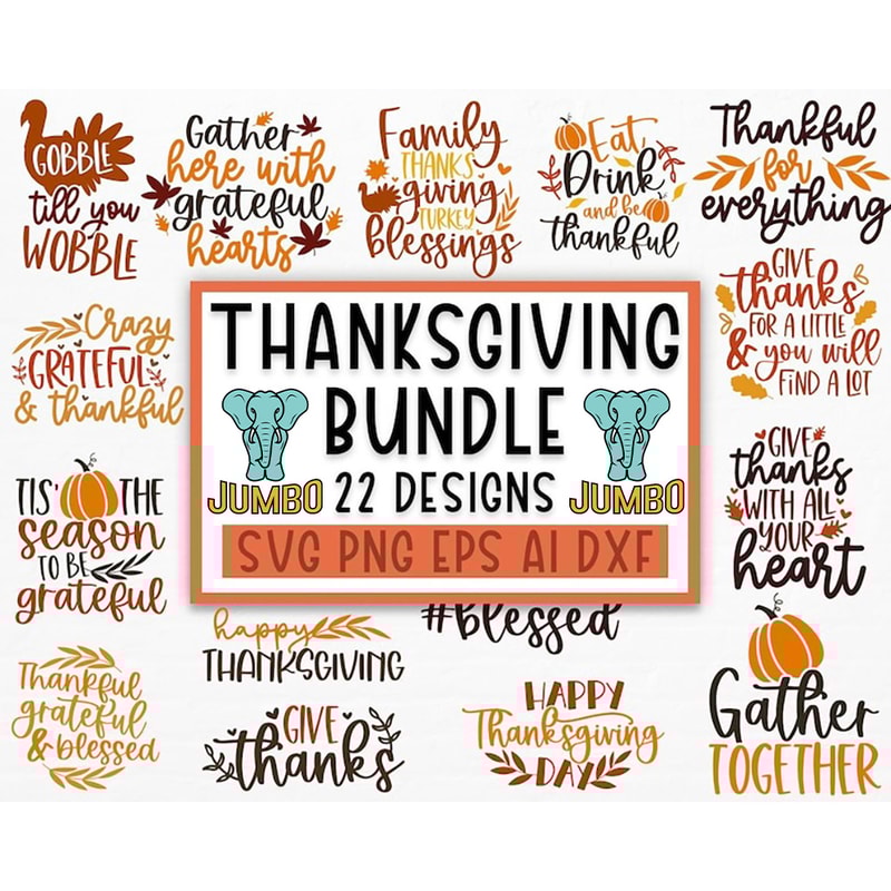 Thanksgiving Svg Bundle 0