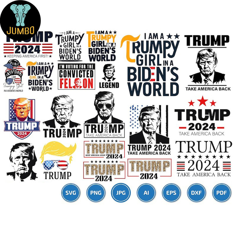 Trump 2024 Svg Png Huge Bundle 5