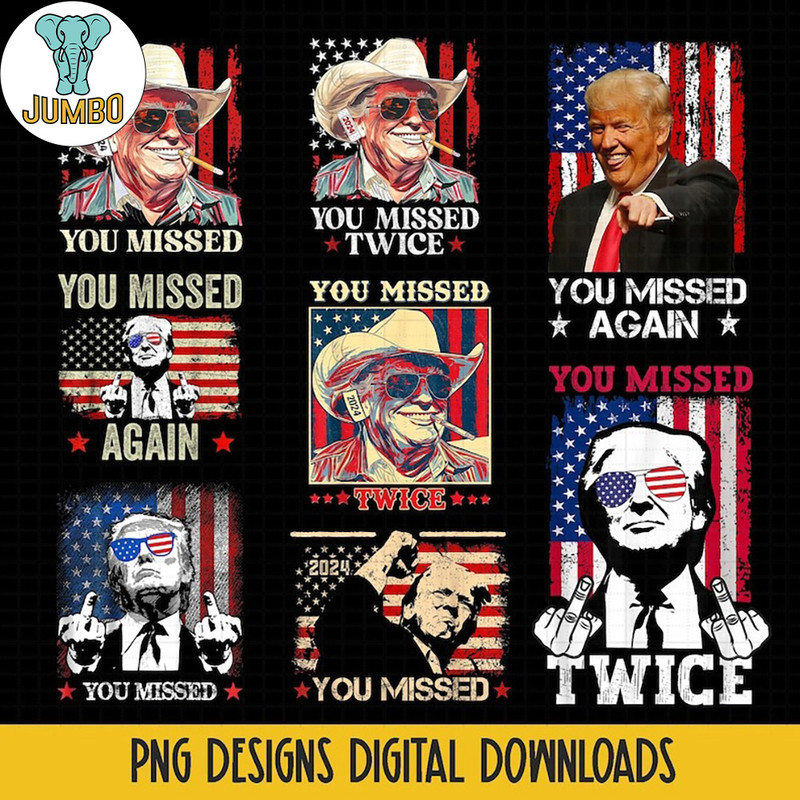 Trump You Missed Twice Bundle Png 0