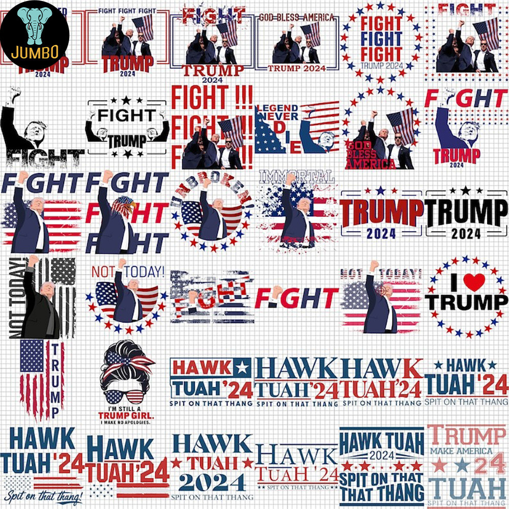 Unique Trump 2024 Svg Layered Bundle Items Svg 1