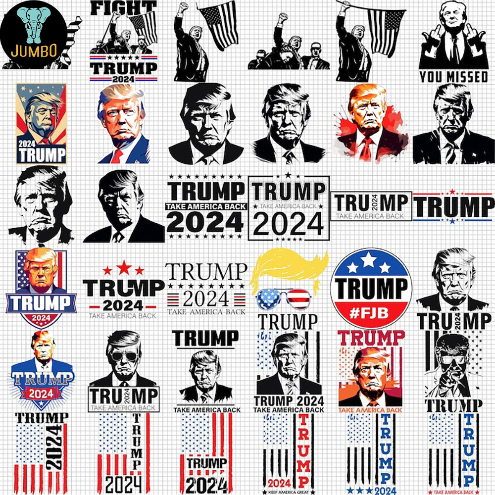 Unique Trump 2024 Svg Layered Bundle Items Svg 3