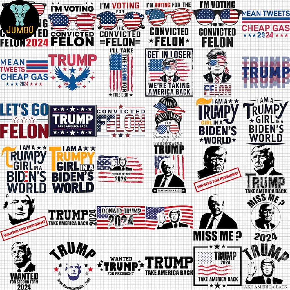 Unique Trump 2024 Svg Layered Bundle Items Svg 5