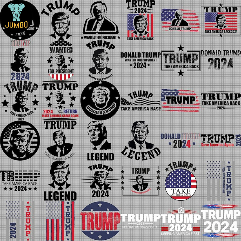 Unique Trump 2024 Svg Layered Bundle Items Svg 6