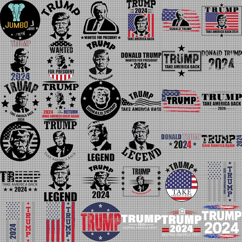 Unique Trump 2024 Svg Layered Bundle Items Svg 6