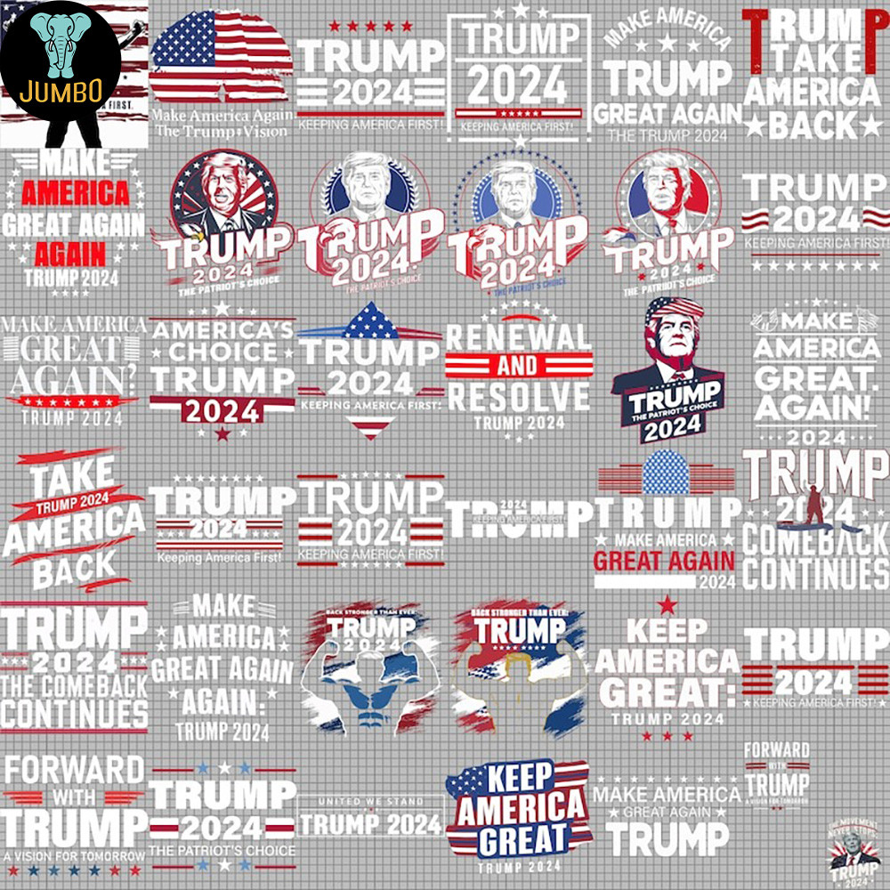 Unique Trump 2024 Svg Layered Bundle Items Svg 7