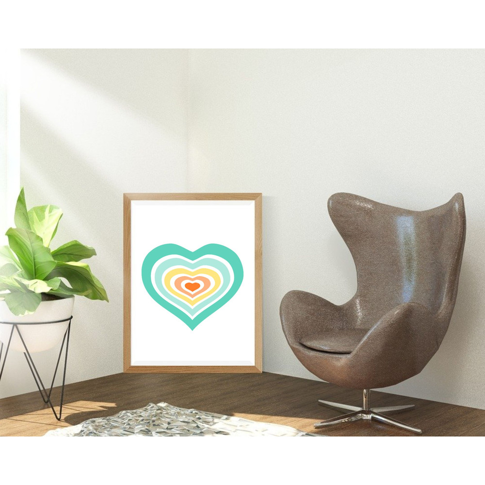 Boho Hearts SVG Valentine PNG 3