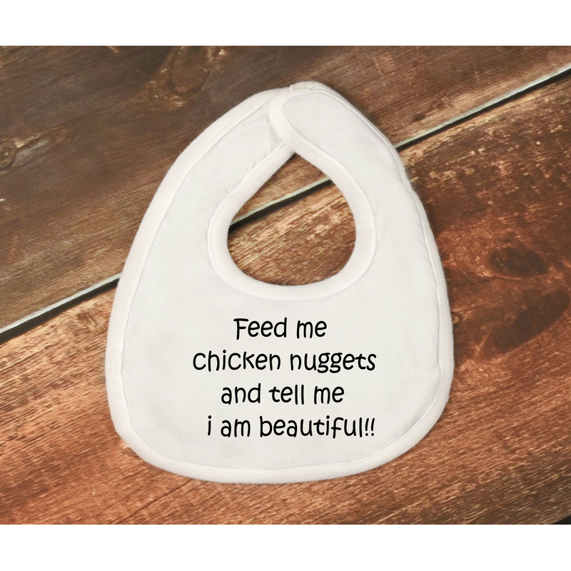Feed Me Nuggets Tell Me I Am Beautiful SVG Funny Kid Tshirt PNG 1