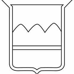 u.s. army 80th infantry division patch pin vector file black white vector outline or line art file