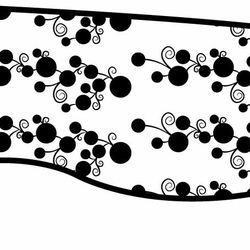 svg for crkt flatout florid design 4 laser engraving digital file black white vector outline or line art file