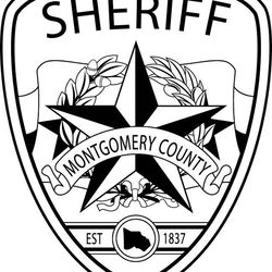 montgomery county sheriff law enforcement patch vector file black white vector outline or line art file