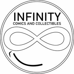 infinity comics and collectibles patch vector file black white vector outline or line art file
