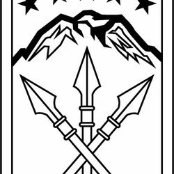 u.s. army 593rd expeditionary sustainment command 593rd esc patch vector fil black white vector outline or line art file