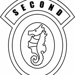 us army 2nd engineer brigade ssi patch vector file black white vector outline or line art file