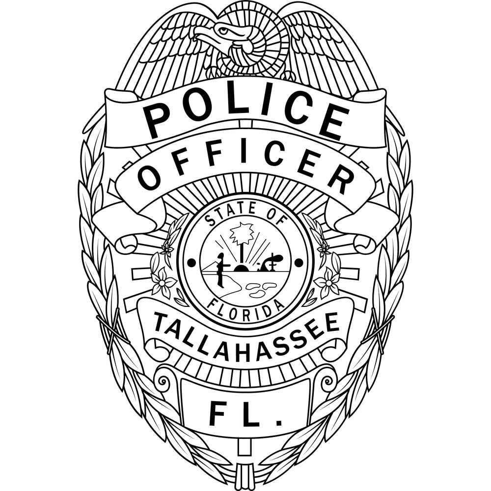 TALLAHASSEE FOLORIDA POLICE OFFICER BADGE VECTOR FILE.jpg