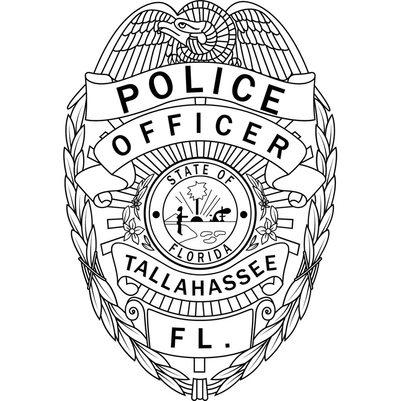 TALLAHASSEE FOLORIDA POLICE OFFICER BADGE VECTOR FILE.jpg