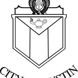 city of Austin,Texas vector file Black white vector outline or line art file