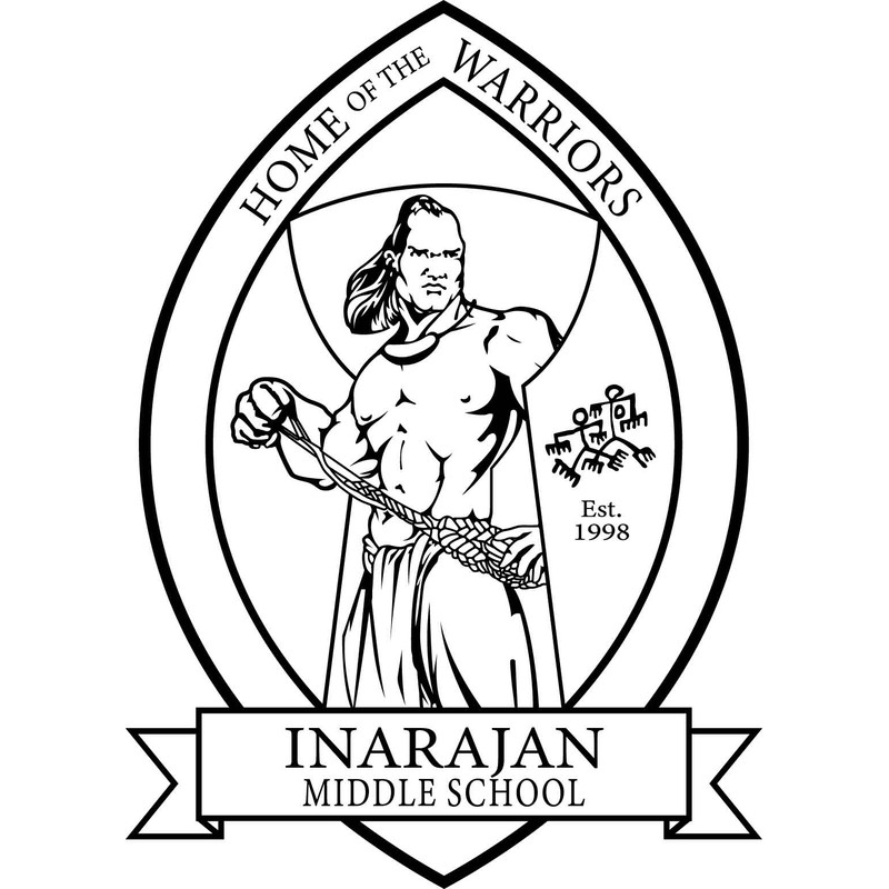 HOME OF THE WARRIORS INARAJAN MIDDLE SCHOOL PATCH VECTOR FILE.jpg