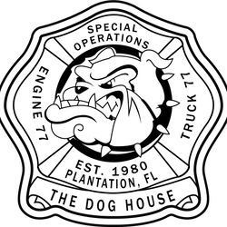 SPECIAL OPERATIONS TRUCK 77 PATCH VECTOR FILE Black white vector outline or line art file