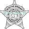 DETECTIVE SERGEANT NEWTON COUNTY SHERIFFS OFFICE BADGE VECTOR FILE Black White Vector Outline Or Line Art File 0