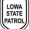 LOWA STATE PATROL PATCH VECTOR FILE Black White Vector Outline Or Line Art File 0