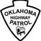 OKLAHOMA HIGHWAY PATROL PATCH VECTOR FILE Black White Vector Outline Or Line Art File 0