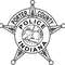 PORTER COUNTY INDIANA POLICE PATCH VECTOR FILE Black White Vector Outline Or Line Art File 0