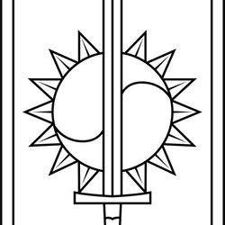 us army 8th military police brigade patch vector file black white vector outline or line art file