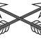 US ARMY SPECIAL FORCES BRANCH INSIGNIA VECTOR FILE Black White Vector Outline Or Line Art File 0