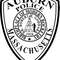 AUBURN MASSACHUSETTS POLICE PATCH VECTOR FILE Black White Vector Outline Or Line Art File 0