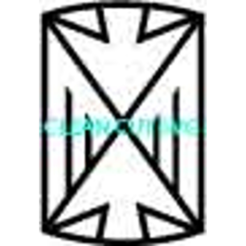 US ARMY 10th ARMY AIR AND MISSILE DEFENSE COMMAND PATCH VECTOR FILE Black White Vector Outline Or Line Art File 0