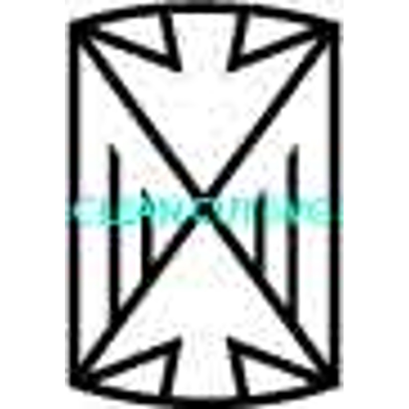 US ARMY 10th ARMY AIR AND MISSILE DEFENSE COMMAND PATCH VECTOR FILE Black White Vector Outline Or Line Art File 0