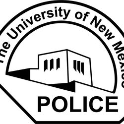 the university of new mexico police patch vector file black white vector outline or line art file