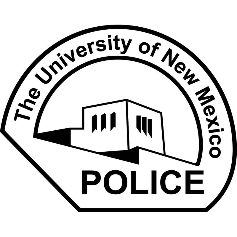 The University Of New Mexico Police Patch Vector File Black White Vector Outline Or Line Art File 0