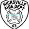 HICKSVILLE FIRE DEPT NY PATCH VECTOR FILE Black White Vector Outline Or Line Art File 0
