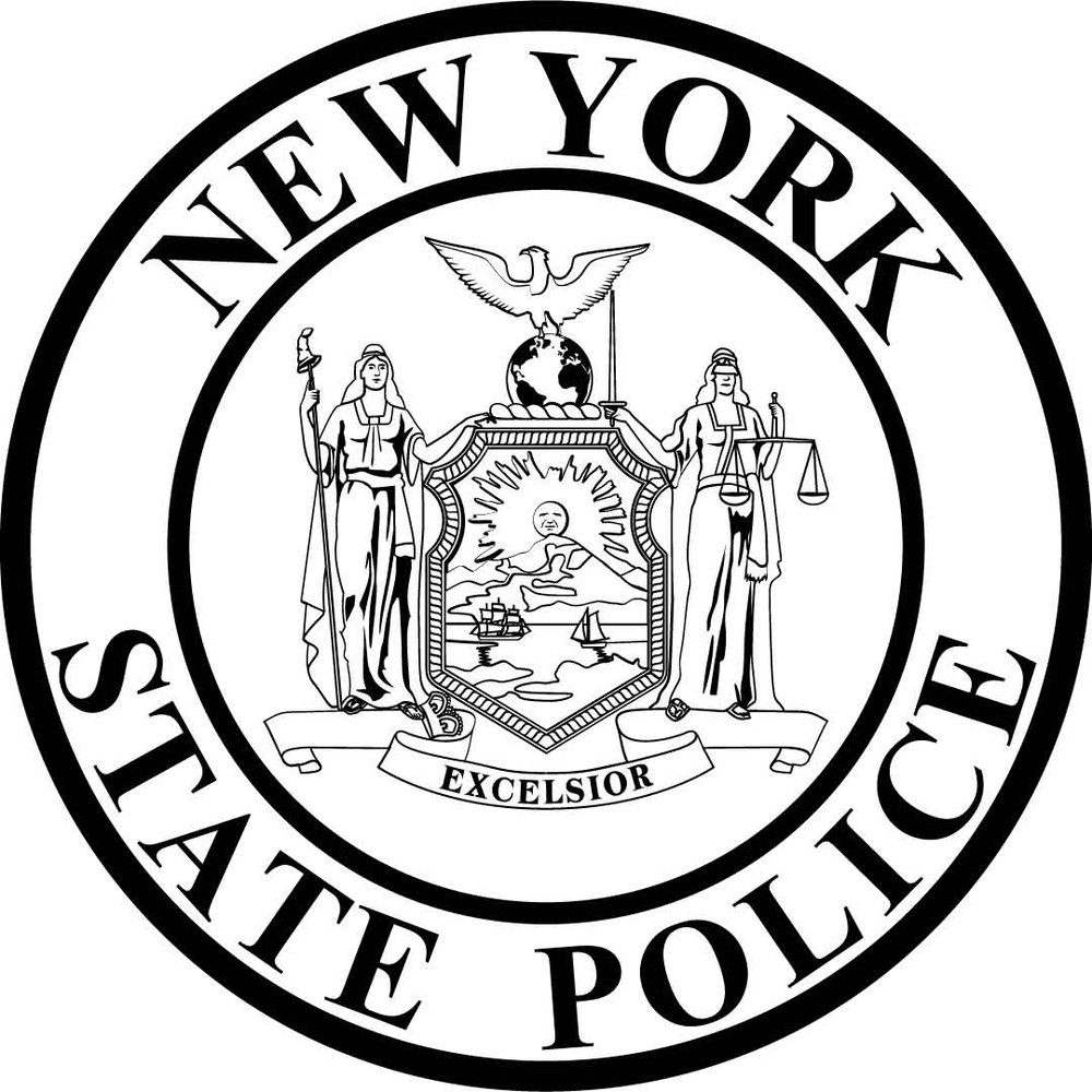 New York State Police Seal Vector File Black White Vector Outline Or Line Art File 0