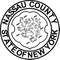 Nassau County New York Badge Vector File Black White Vector Outline Or Line Art File 0