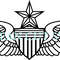 US ARMY SENIOR AVIATOR BADGE VECTOR FILE Black White Vector Outline Or Line Art File 0