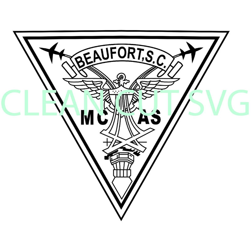 BEAUFORTSC MC AS PATCH VECTOR FILE Vinyl Cutting Digital Cutting Machine File 0