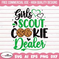 Girls Scout Cookie Dealer Svg, Cookie Dealer Girl Scout Svg, Girl Scout Cookie Dealer Svg, Cookie Dealer Svg,