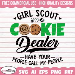 Girl Scout Cookie Dealer Svg, Cookie Dealer Svg, Girl Scout Svg, Girl Scout Cookie Svg, Girl Scout Png,