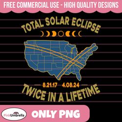 Total Solar Eclipse 2024 Png, April 8th 2024 Png, Path of Totality Png, Solar Eclipse Png, Eclipse Souvenir Png
