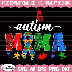Autism Mama Svg png, Autism Awareness Svg, Autism Svg, Autism shirt design, Autism Acceptance Svg, Autism Mom svg
