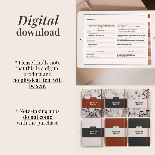 2024 Digital Gratitude Journal, 2024 dated reflection gratitude planner, daily pages, 5 minute journal, ipad goodnotes (13).jpg