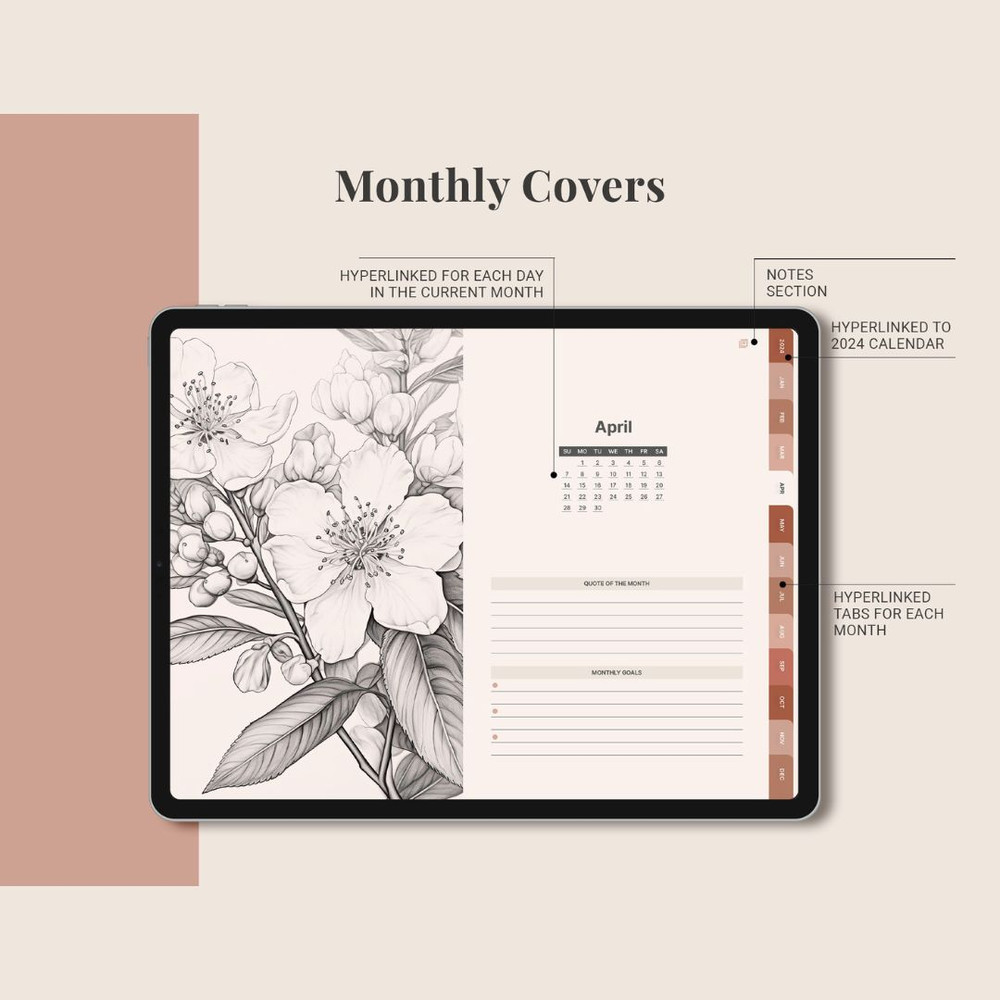 2024 Digital Gratitude Journal, 2024 dated reflection gratitude planner, daily pages, 5 minute journal, ipad goodnotes (8).jpg